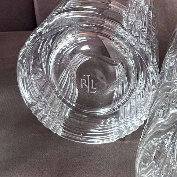 (4) Ralph Lauren Glen Plaid 14oz. Highball Glasses Discontinued Glassware - Picture 7 of 7